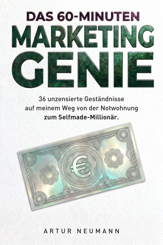 Buchcover „Das 60-Minuten-Marketing-Genie“ von Artur Neumann