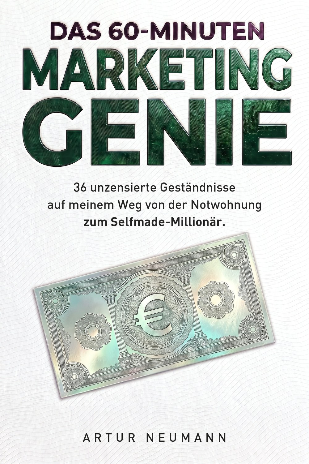 Buchcover „Das 60-Minuten-Marketing-Genie“ von Artur Neumann