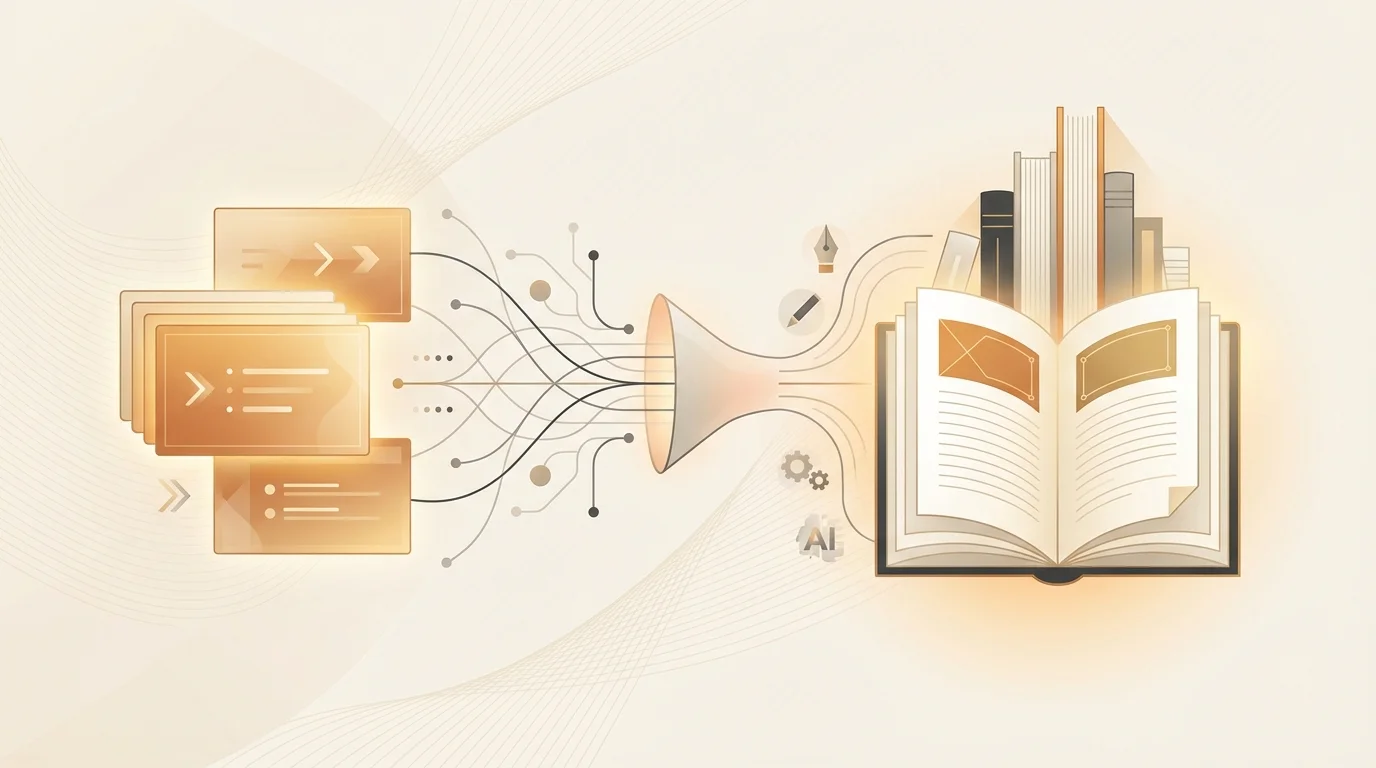 PowerPoint-Präsentationen in Buchkapitel verwandelt