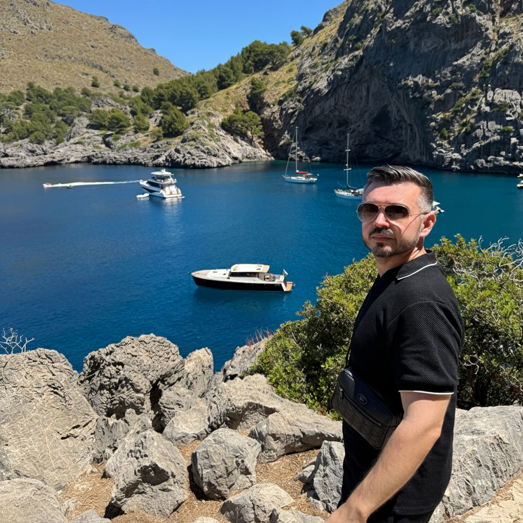 Reise mit Geschäftspartnern nach Sa Calobra, Mallorca, Spanien