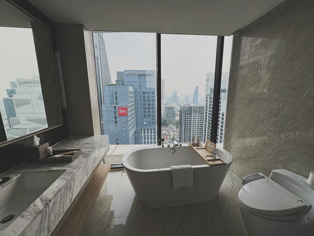 Meine Suite im SKYVIEW Hotel in Bangkok, Thailand; Hier habe ich mehrere Monate gelebt und ein Investoren-Event organisiert