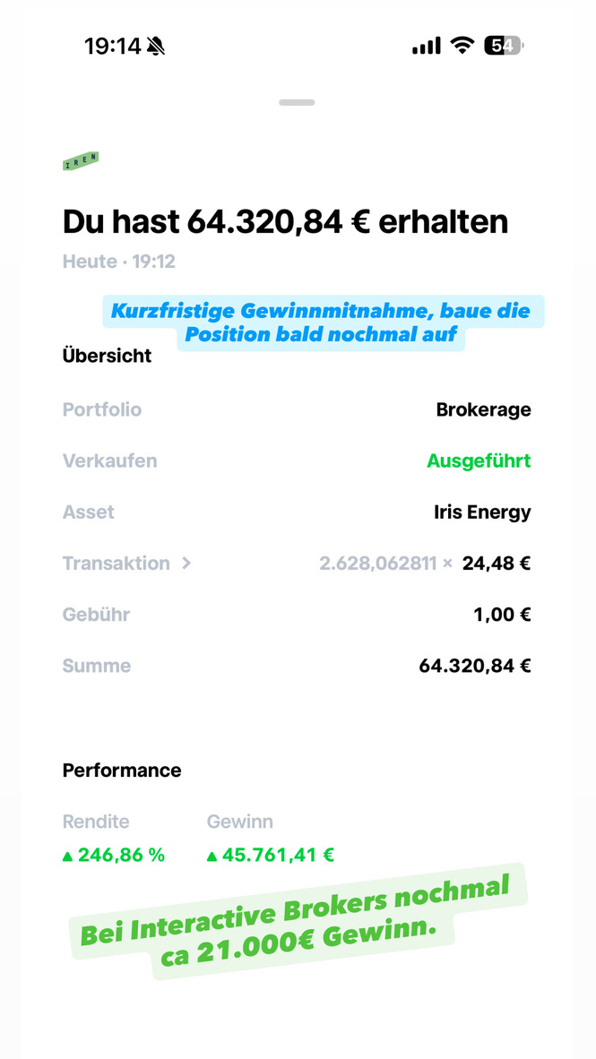 Trade Ergebnis 29