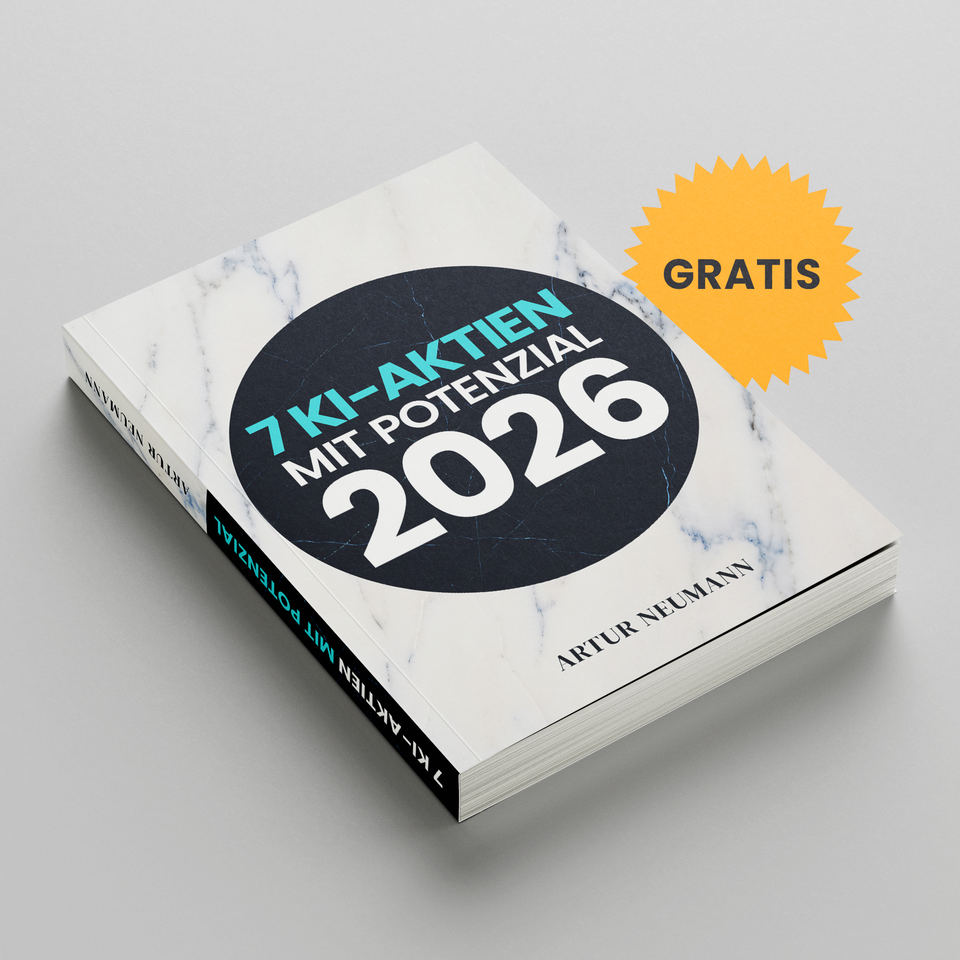 3D-Cover „7 KI-Aktien mit Potenzial 2026“ von Artur Neumann